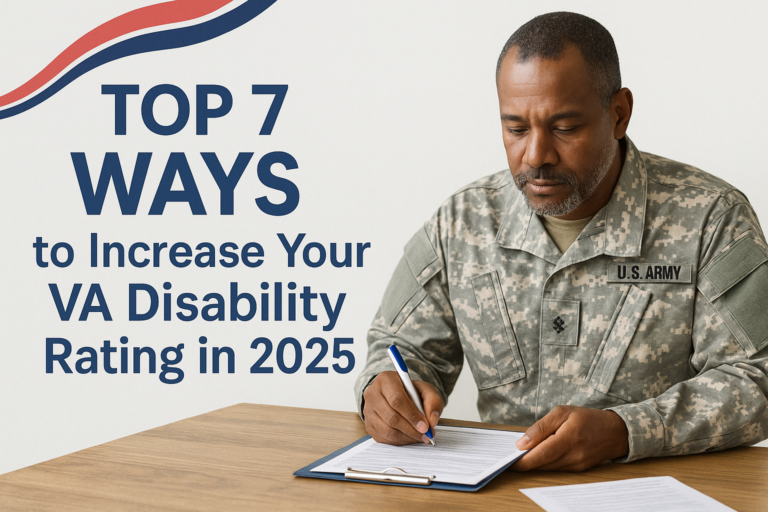 Top 7 Ways to Increase Your VA Disability Rating in 2025